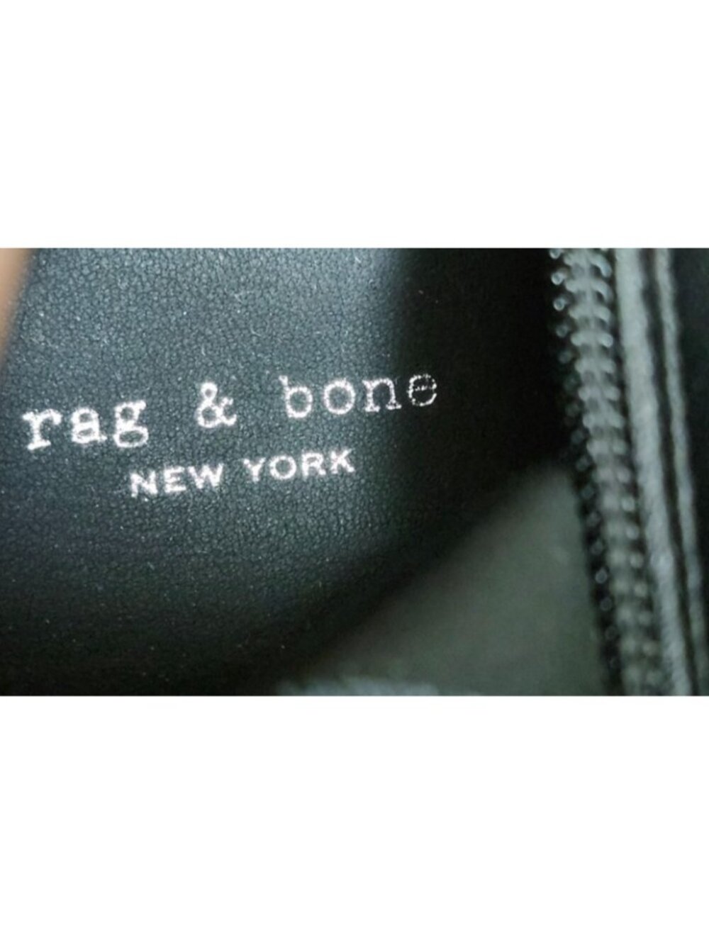Rag & Bone Mercer Leather Knee High Boots Black Pointed Toe Kitten Heel EU 37 - Picture 15 of 16